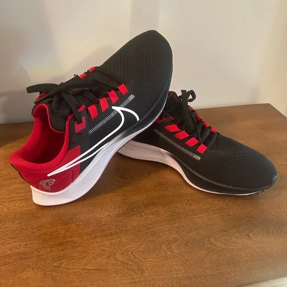 Unisex Atlanta Falcons Nike Black Zoom Pegasus 38 Running Shoe men 8.5 - Picture 4 of 15